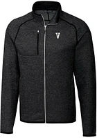 Cutter and Buck Villanova Wildcats Mens Charcoal Mainsail Sweater Big Tall Light Weight Jack..