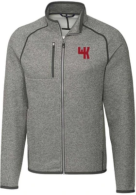 Cutter and Buck Western Kentucky Hilltoppers Mens Grey Mainsail Sweater Big Tall Light Weigh..