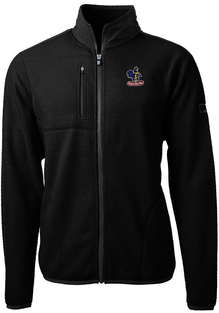 Cutter and Buck Delaware Fightin' Blue Hens Mens Black Cascade Eco Sherpa Big Tall Light Wei..