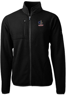 Cutter and Buck Delaware Fightin' Blue Hens Mens Black Cascade Eco Sherpa Big Tall Light Wei..