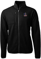 Cutter and Buck Delaware Fightin' Blue Hens Mens Black Cascade Eco Sherpa Big Tall Light Wei..