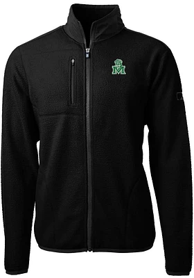 Cutter and Buck Marshall Thundering Herd Mens Black Cascade Eco Sherpa Big Tall Light Weight..