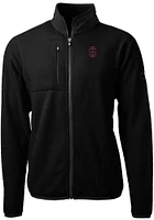 Cutter and Buck Southern Illinois Salukis Mens Black Cascade Eco Sherpa Big Tall Light Weigh..