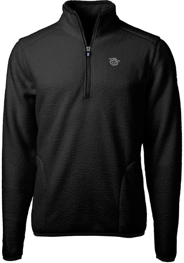 Cutter and Buck Cincinnati Bearcats Mens Black Cascade Eco Sherpa Big Tall 1/4 Zip Pullover