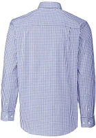 Cutter and Buck Delaware Fightin' Blue Hens Mens Easy Care Stretch Gingham Big Tall Dre..