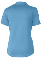 Cutter and Buck Tulane Green Wave Womens Prospect Textured Short Sleeve Polo Shirt