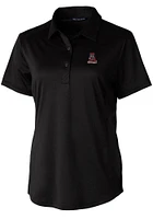 Cutter and Buck Alabama Crimson Tide Womens Vault Prospect Textured Short Sleeve Polo Shir