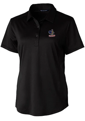 Cutter and Buck Delaware Fightin' Blue Hens Womens Prospect Textured Short Sleeve Polo Shi