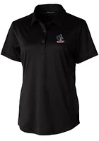 Cutter and Buck Delaware Fightin' Blue Hens Womens Prospect Textured Short Sleeve Polo Shi