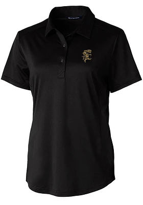 Cutter and Buck Grambling State Tigers Womens Prospect Textured Short Sleeve Polo Shirt