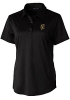 Cutter and Buck Grambling State Tigers Womens Prospect Textured Short Sleeve Polo Shirt