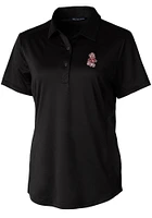 Cutter and Buck Washington State Cougars Womens Vault Prospect Textured Short Sleeve Polo