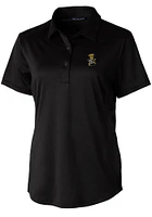 Cutter and Buck Wichita State Shockers Womens Vault Prospect Textured Short Sleeve Polo Sh