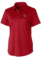 Cutter and Buck Gonzaga Bulldogs Womens Vault Prospect Short Sleeve Polo Shirt