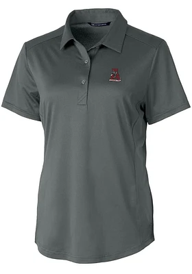 Cutter and Buck Alabama Crimson Tide Womens Vault Prospect Textured Short Sleeve Polo Shirt