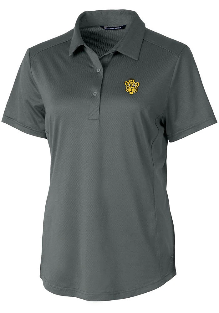 Cutter and Buck Missouri Tigers Womens Vault Prospect Textured Short Sleeve Polo Shirt