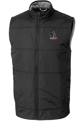 Cutter and Buck Delaware Fightin' Blue Hens Mens Stealth Hybrid Quilted Sleeveless Jacket