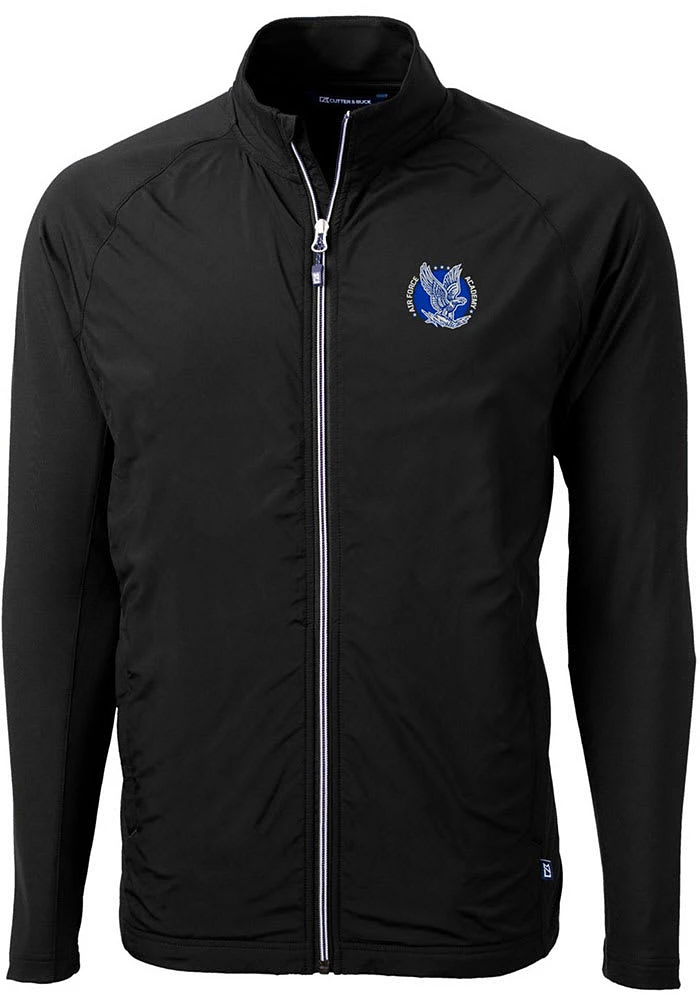 Cutter and Buck Air Force Falcons Mens Black Mascot Adapt Eco Light Weight Jacket