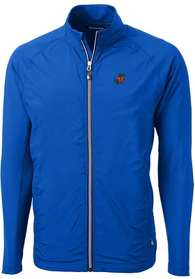 Cutter and Buck Florida Gators Mens Blue Adapt Eco Light Weight Jacket