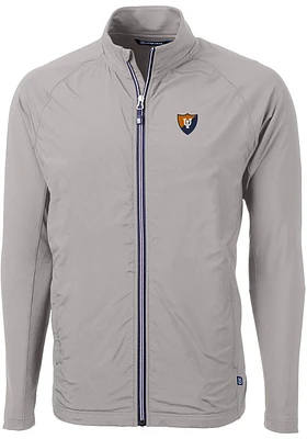 Cutter and Buck Illinois Fighting Illini Mens Adapt Eco Light Weight Jacket