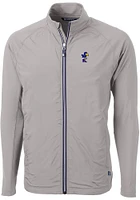 Cutter and Buck Kansas Jayhawks Mens Adapt Eco Light Weight Jacket
