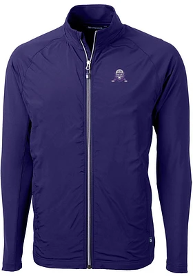 Cutter and Buck Northwestern Wildcats Mens Adapt Eco Light Weight Jacket