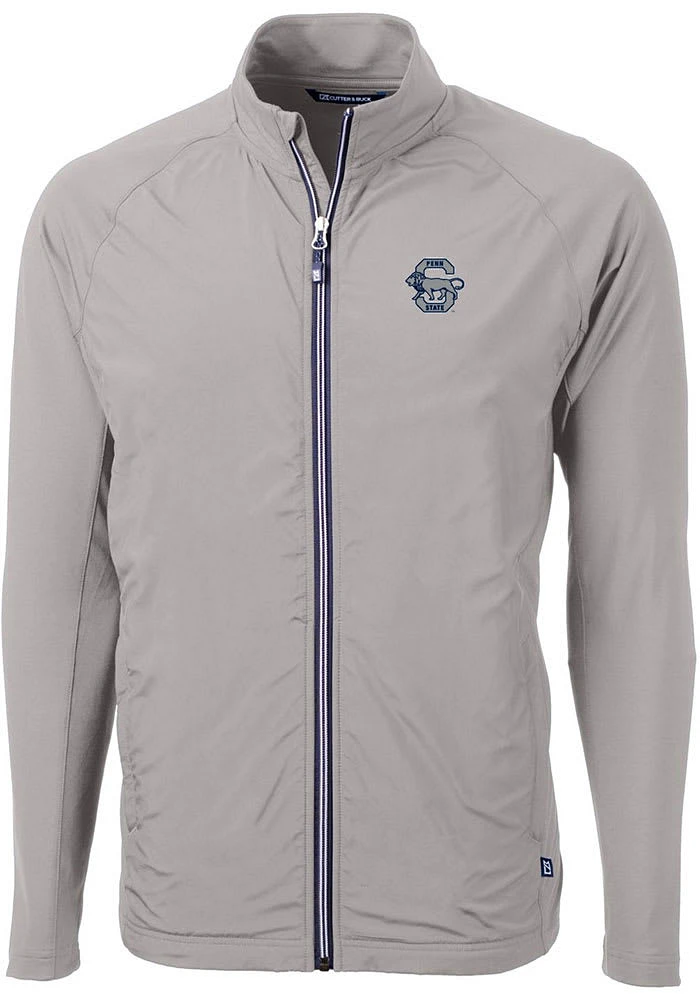 Cutter and Buck Penn State Nittany Lions Mens Grey Adapt Eco Light Weight Jacket