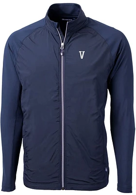 Cutter and Buck Villanova Wildcats Mens Navy Blue Adapt Eco Light Weight Jacket