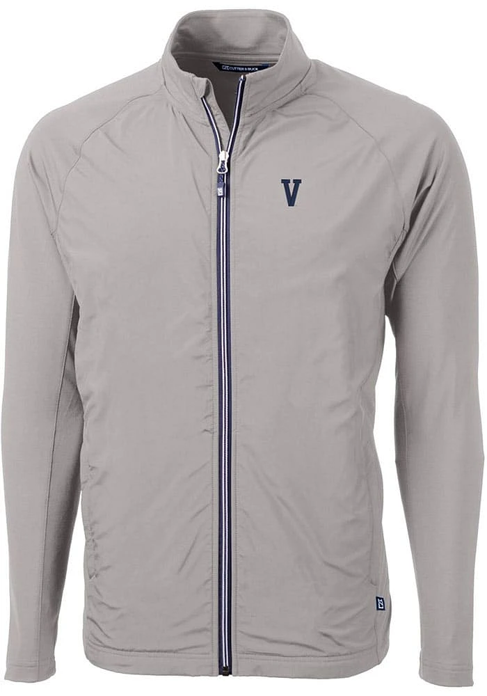 Cutter and Buck Villanova Wildcats Mens Grey Adapt Eco Light Weight Jacket