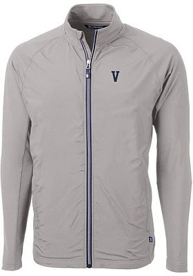 Cutter and Buck Villanova Wildcats Mens Grey Adapt Eco Light Weight Jacket