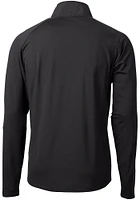 Cutter and Buck Alabama Crimson Tide Mens Adapt Eco Hybrid Long Sleeve Qtr Zip Pullover