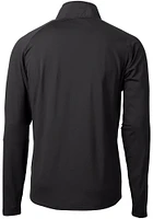 Cutter and Buck Mississippi State Bulldogs Mens Black Vault Adapt Eco Hybrid Long Sleeve Qtr Zip..