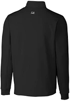 Cutter and Buck Air Force Falcons Mens Traverse Stretch Long Sleeve Qtr Zip Pullover