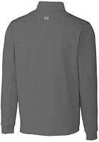 Cutter and Buck Air Force Falcons Mens Traverse Stretch Long Sleeve Qtr Zip Pullover