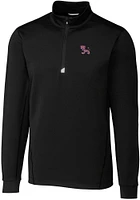 Cutter and Buck Clemson Tigers Mens Vault Traverse Long Sleeve Qtr Zip Pullover