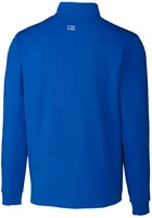 Cutter and Buck Fresno State Bulldogs Mens Traverse Stretch Long Sleeve Qtr Zip Pullover
