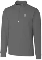 Cutter and Buck Georgetown Hoyas Mens Vault Traverse Long Sleeve Qtr Zip Pullover