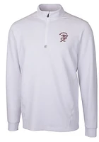 Cutter and Buck Mississippi State Bulldogs Mens Vault Traverse Long Sleeve Qtr Zip Pullove