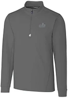 Cutter and Buck Old Dominion Monarchs Mens Traverse Stretch Long Sleeve Qtr Zip Pullover