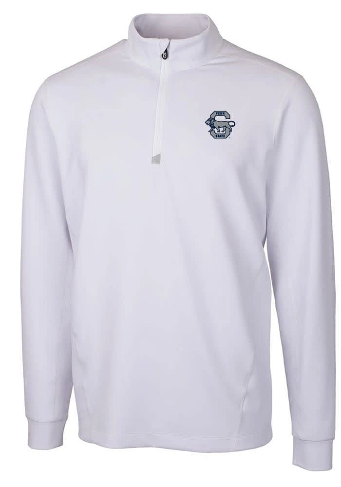 Cutter and Buck Penn State Nittany Lions Mens Vault Traverse Long Sleeve Qtr Zip Pullover