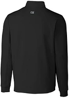Cutter and Buck Wichita State Shockers Mens Vault Traverse Long Sleeve Qtr Zip Pullover