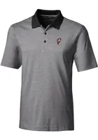 Cutter and Buck Ohio State Buckeyes Mens Forge Tonal Stripe Short Sleeve Polo