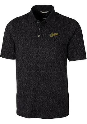 Cutter and Buck George Mason University Mens Advantage Space Dye Short Sleeve Polo