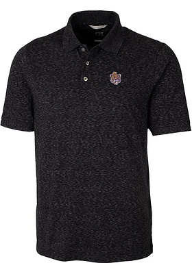 Cutter and Buck LSU Tigers Mens Vault Advantage Space Dye Short Sleeve Polo