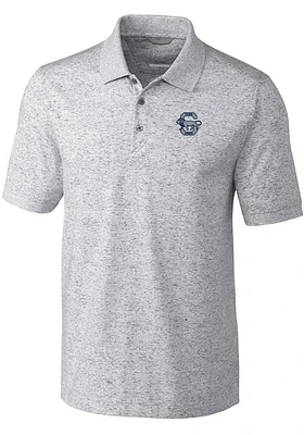 Mens Penn State Nittany Lions Grey Cutter and Buck Vault Advantage Space Dye Short Sleeve Polo S..