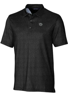 Cutter and Buck Cincinnati Bearcats Mens Black Pike Micro Floral Short Sleeve Polo