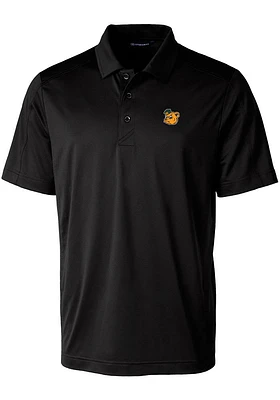 Cutter and Buck Baylor Bears Mens Prospect Textured Short Sleeve Polo