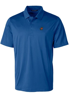 Cutter and Buck Florida Gators Mens Prospect Textured Short Sleeve Polo