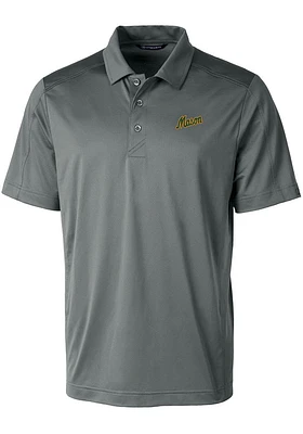 Cutter and Buck George Mason University Mens Prospect Textured Short Sleeve Polo