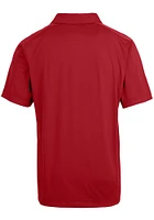 Cutter and Buck Gonzaga Bulldogs Mens Cardinal Prospect Textured Short Sleeve Polo